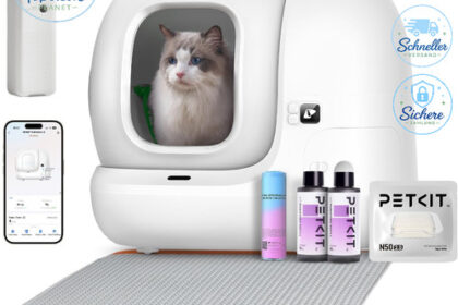 Katzentoilette Selbstreinigend 76L Automatisch mit App-Steuerung