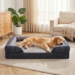 Orthopädisches Hundebett XL 107x82x16cm Memory Foam