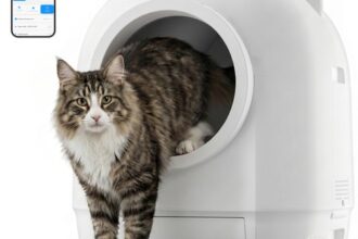 90L Katzentoilette Selbstreinigend Innenraum 6-fach Sicherheit