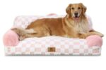 Orthopädisches Katzenbett Flauschig 104x69cm, Abnehmbar Katzensofa