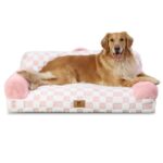 Orthopädisches Katzenbett Flauschig 104x69cm, Abnehmbar Katzensofa