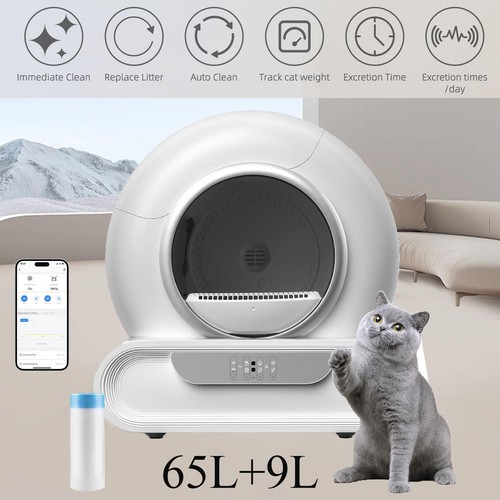 Selbstreinigend Katzenklo XXL Automatisch Katzentoilette mit