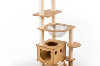 H-basics Kratzbaum Katze 147 cm mit
