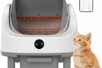 Katzenklo Selbstreinigend,App-Steuerung&Mehrfache Sensor,Katzentoilette
