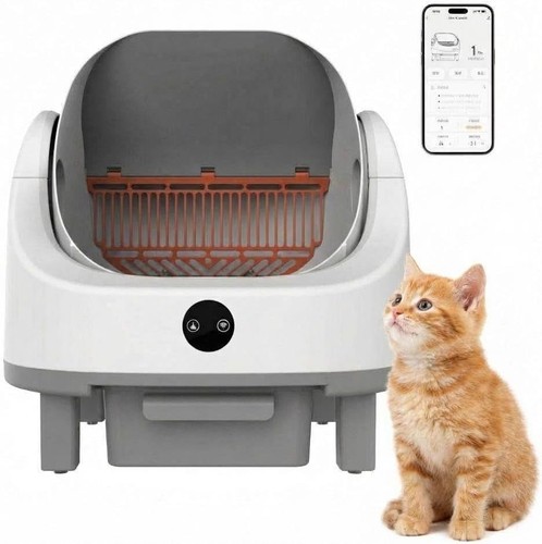 Katzenklo Selbstreinigend,App-Steuerung&Mehrfache Sensor,Katzentoilette