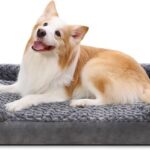 Hundebett Orthopädisch XL Grau Abnehmbar Waschbar