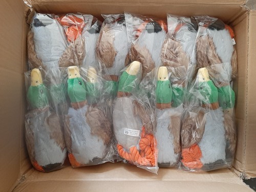 Restposten Hundespielzeug Ente mit Seil 25