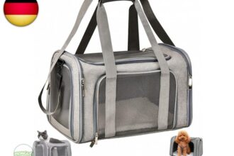 Transporttasche für Katze Hund, Hundetransportbox, Faltbare