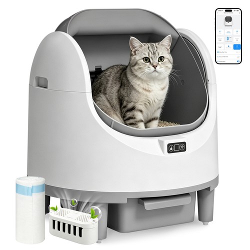 Automatisch Selbstreinigend Katzentoilette XXL Katzenklo mit