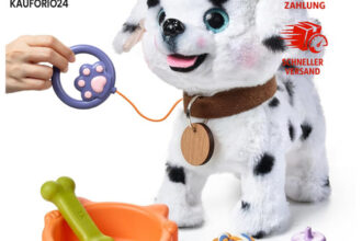 Hundespielzeug Plüschwelpe Elektronisch Interaktiv mit Fernbedienung