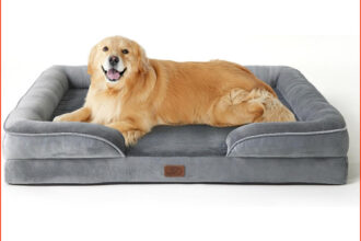Hundebett Orthopädisch Ergonomisches Hundesofa 122x89 cm