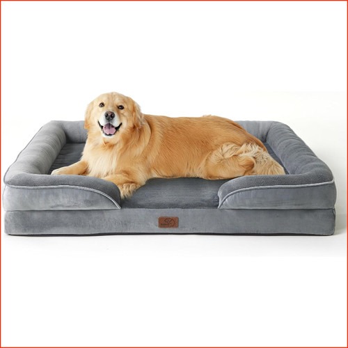 Hundebett Orthopädisch Ergonomisches Hundesofa 122x89 cm
