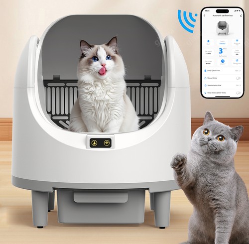 XXL Automatisch Selbstreinigende Katzenklo Toilette Katzentoilette