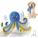 Hundespielzeug interaktiv USB Springspielzeug Oktopus