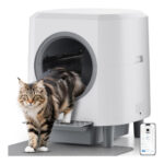 Ellenpent Automatische Katzentoilette 90L Selbstreinigend mit