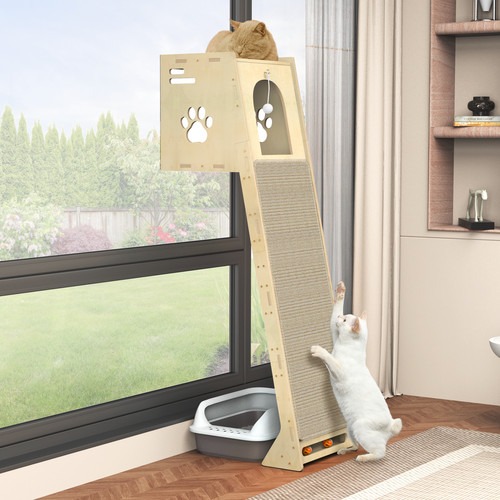 Kratzbaum Katzenbaum Sisal Katzen Kletterbaum 150