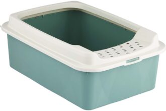 rotho Katzentoilette "BONNIE" aus Recyclingkunststoff, mistletoe green