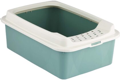 rotho Katzentoilette "BONNIE" aus Recyclingkunststoff, mistletoe green