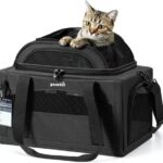 Transportbox Katze, Erweiterbar, Faltbar, Stabil, Grau,