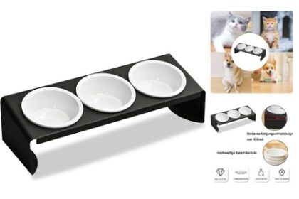Hunde Katzen Futternapf Set Keramik Kunststoff