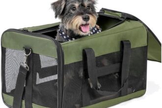 Hundetransporttasche Katze Transportbox Auto 51x31x31cm 9kg