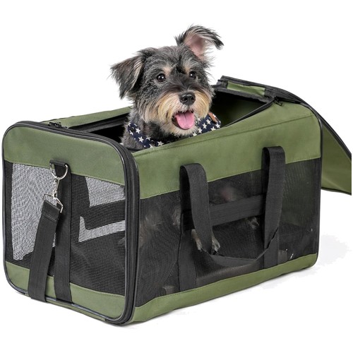 Hundetransporttasche Katze Transportbox Auto 51x31x31cm 9kg