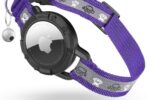 Reflektierendes AirTag Katzenhalsband, Integriertes Katzen-Tracker-Halsband mit