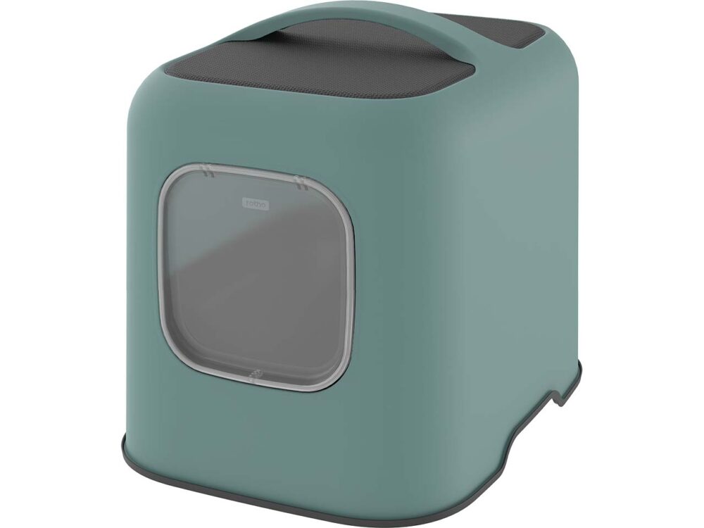 rotho Katzentoilette 'BIALA' aus Recyclingkunststoff, mistletoe green