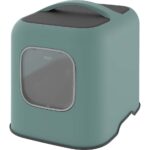 rotho Katzentoilette 'BIALA' aus Recyclingkunststoff, mistletoe green