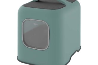 rotho Katzentoilette 'BIALA' aus Recyclingkunststoff, mistletoe green