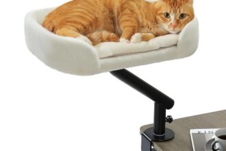 Katzenbett Schreibtisch Hängematte Katzenkorb Drehbar Stabil