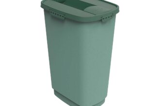 rotho Tierfutterbehälter "CODY" aus Recyclingkunststoff, 50 l, mistletoe green