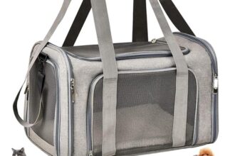 Transporttasche Katze Hund Transportbox faltbar Tragbar