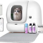 Selbstreinigende Katzentoilette 76L App-Steuerung Geruchsbeseitigung für