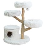 Kratzbaum Malaga weiß für Katzen von