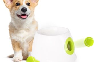 Automatischer Ballwerfer für Hunde, Interaktives Hundespielzeug,