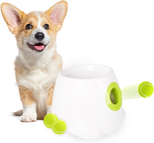 Automatischer Ballwerfer für Hunde, Interaktives Hundespielzeug,