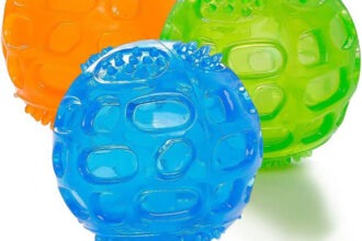 ACEONE Hundespielzeug Quietschball Spielzeug, 3 Stücke