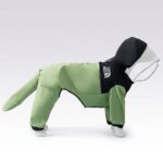 Breathable Large Dog Raincoat with Visor - U-Belly, 15000mm Waterproof, 3XL-8XL (25-88 lbs) | Traverseon