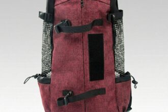 Heavy-Duty Pet Backpack Carrier (XS-L) - Escape-Proof Hiking Pack with Safety Whistle for Dogs & Cats up to 55 lbs | Traverse