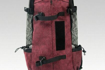 Heavy-Duty Pet Backpack Carrier (XS-L) - Escape-Proof Hiking Pack with Safety Whistle for Dogs & Cats up to 55 lbs | Traverse