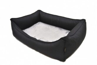 Lebon Hundebett Noah PLUS Schwarz Visco