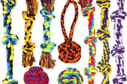 Hundespielzeug Kauspielzeug Seil Baumwolle groß robust