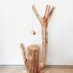 Katzenbaum Kratzbaum Baumstamm Natur Holz Ulme