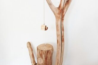 Katzenbaum Kratzbaum Baumstamm Natur Holz Ulme
