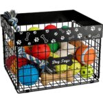 Hundespielzeug Aufbewahrung Korb Metallkorb faltbar Haustier