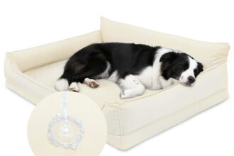 Hundebett Orthopädisch Kunstleder Wasserdicht Rutschfest Hygienisch