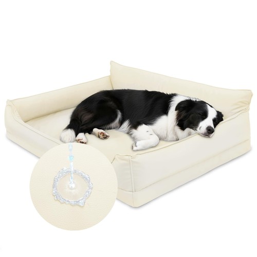Hundebett Orthopädisch Kunstleder Wasserdicht Rutschfest Hygienisch