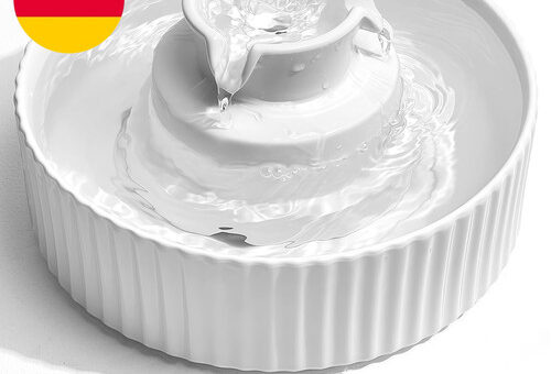 Katzenbrunnen Keramik, 360 2.1L Trinkbrunnen Für