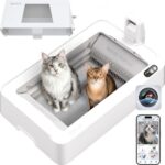 Selbstreinigende Katzentoilette mit Kamera AI-Gesundheitsüberwachung für